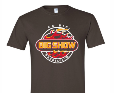 Big Show Softstyle Tee — Dark Chocolate