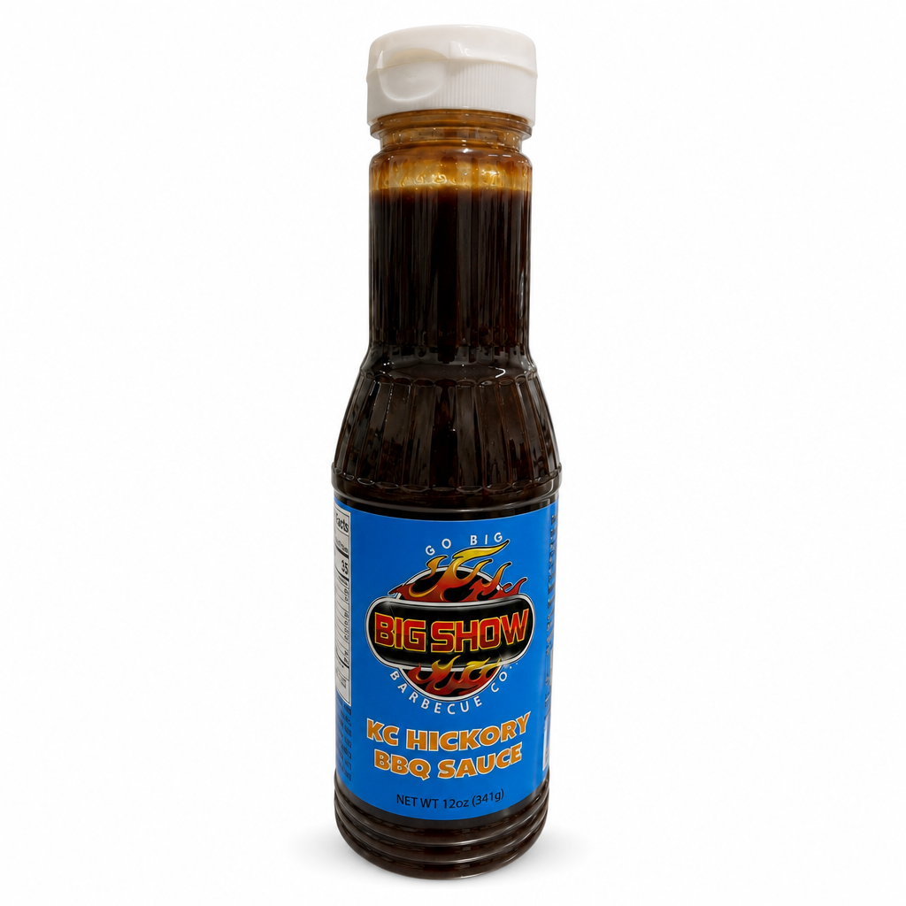 BigShow BBQ KC Hickory BBQ Sauce, 12 oz bottle