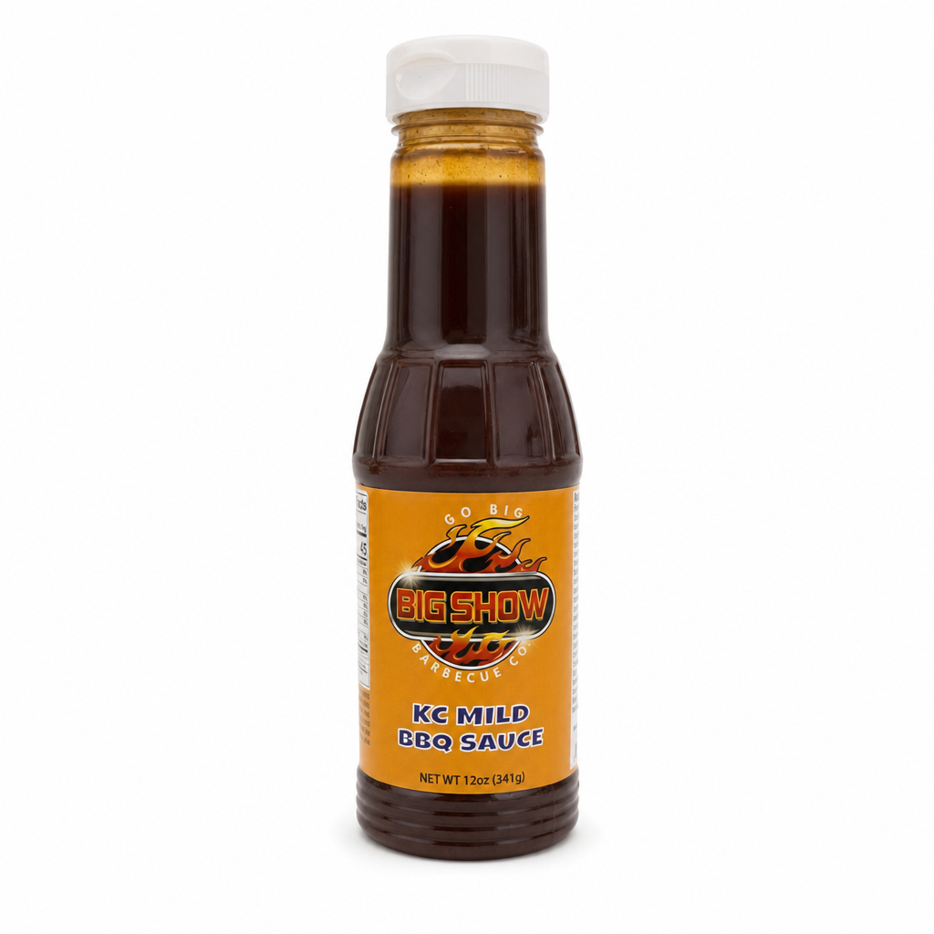 BigShow BBQ KC Mild BBQ Sauce, 12 oz bottle